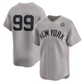 New York Yankees #99 Aaron Judge Gray 2024 World Series Limited Stitched Baseball Jersey