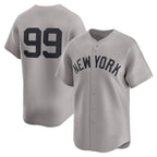New York Yankees #99 Aaron Judge Gray Road Limited Player Baseball Jersey