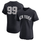 New York Yankees #99 Aaron Judge Navy Alternate 1 Elite Player Baseball Jersey