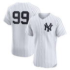 New York Yankees #99 Aaron Judge White Home Elite Player Baseball Jersey