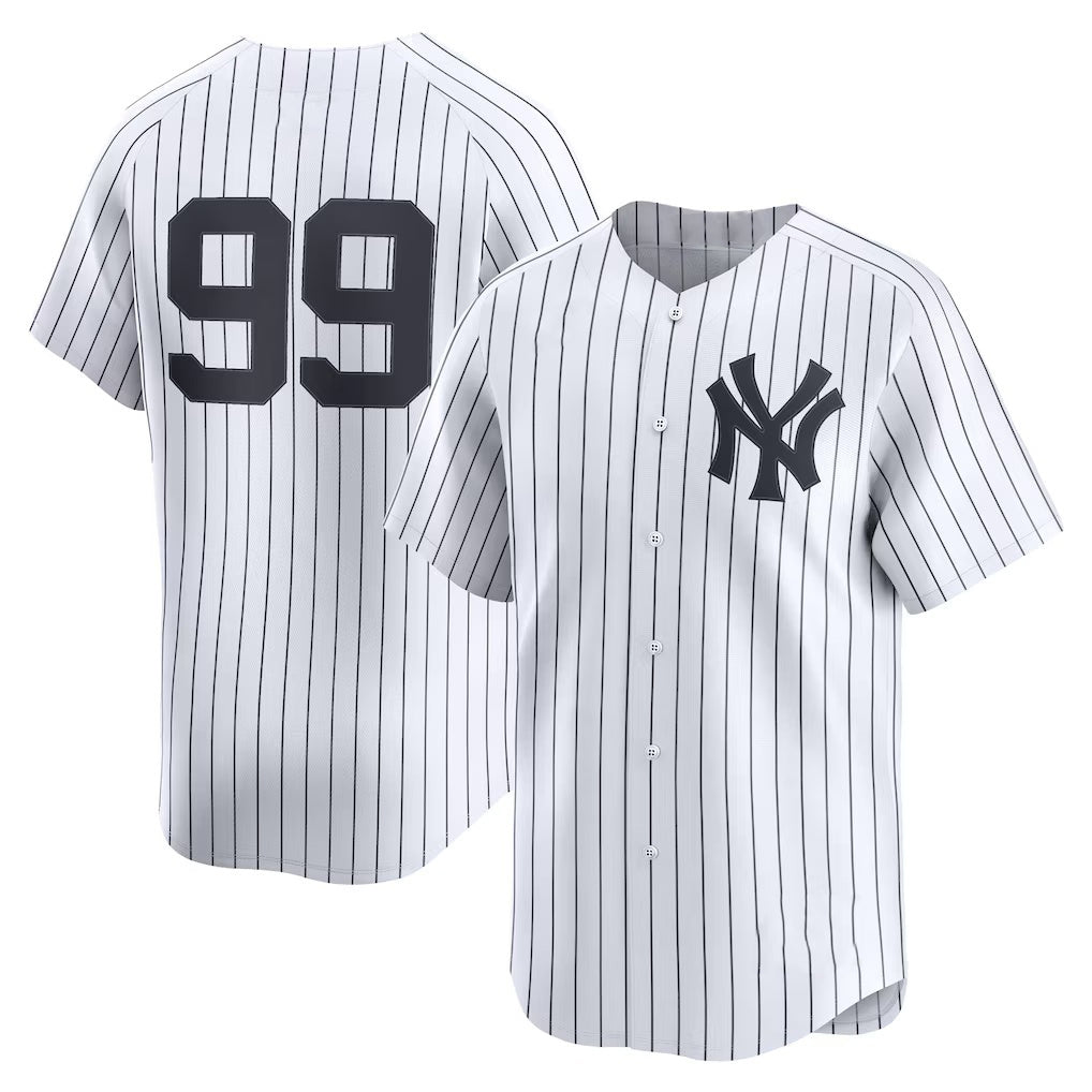 New York Yankees #99 Aaron Judge White Home Limited Player Baseball Jersey