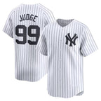 New York Yankees #99 Aaron Judge White Home Limited Player Baseball Jersey