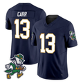 Notre Dame Fighting Irish #13 Cj Carr 2025 Gridiron Leprechaun Edition Navy College Football Stitched Jersey