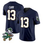 Notre Dame Fighting Irish #13 Cj Carr 2025 Gridiron Leprechaun Edition Navy College Football Stitched Jersey
