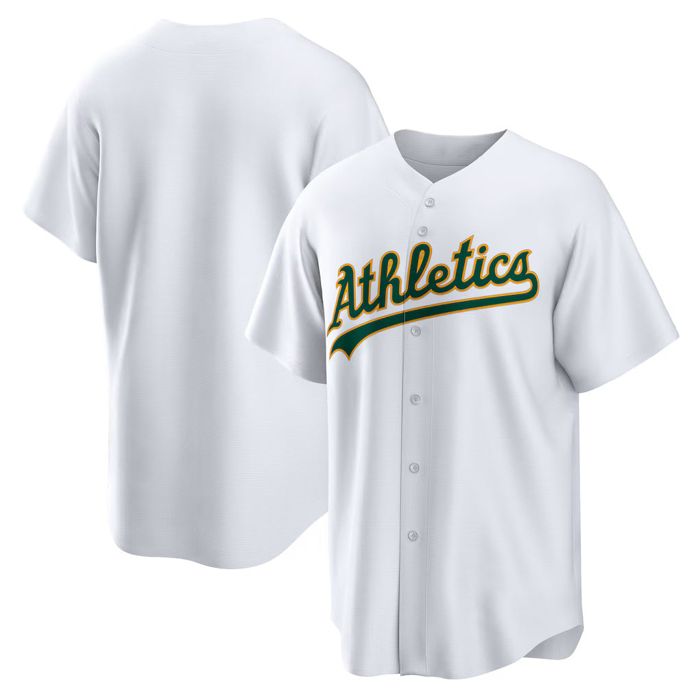 Oakland Athletics White Home Replica Team Baseball Jersey