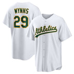 Oakland Athletics #29 Austin Wynns White Home Replica Baseball Jersey