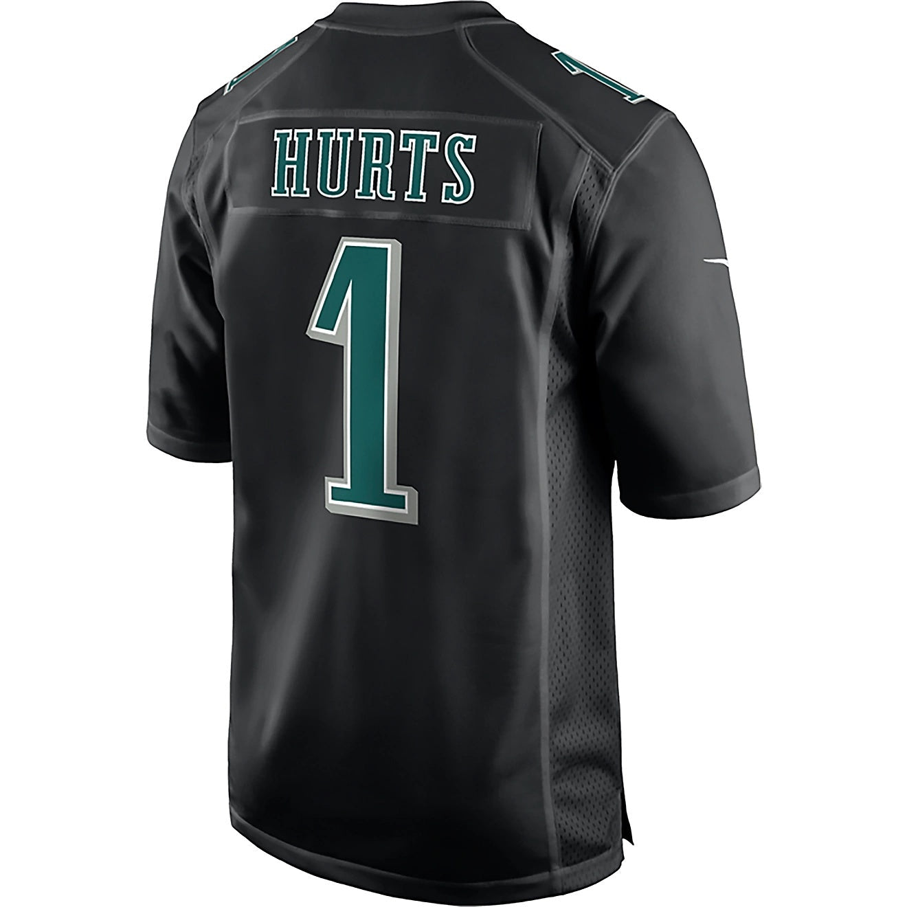 P.Eagles #1 Jalen Hurts Black Fashion Game Stitched American Football Stitched jerseys