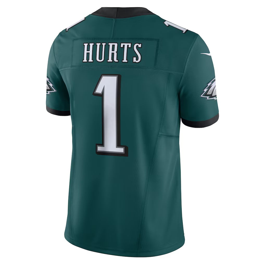 P.Eagles #1 Jalen Hurts Green Vapor F.U.S.E. Limited Football Stitched jersey