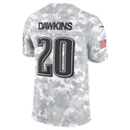 P.Eagles #20 Brian Dawkins Arctic Camo 2024 Salute to Service Retired Player Limited Football Stitched jersey