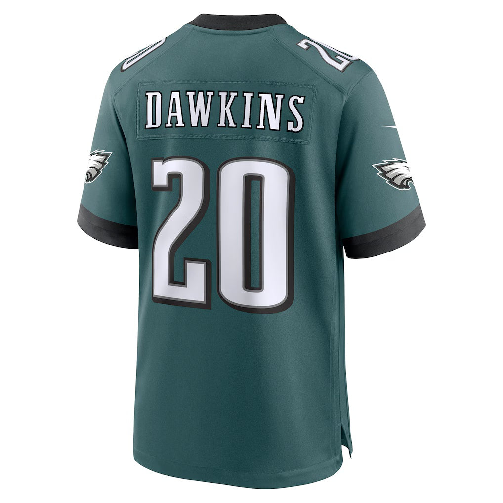 P.Eagles #20 Brian Dawkins Midnight Green Team Retired Player Game Football Stitched jersey