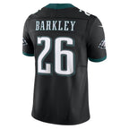 P.Eagles #26 Saquon Barkley Black Vapor F.U.S.E. Limited Football Stitched jersey