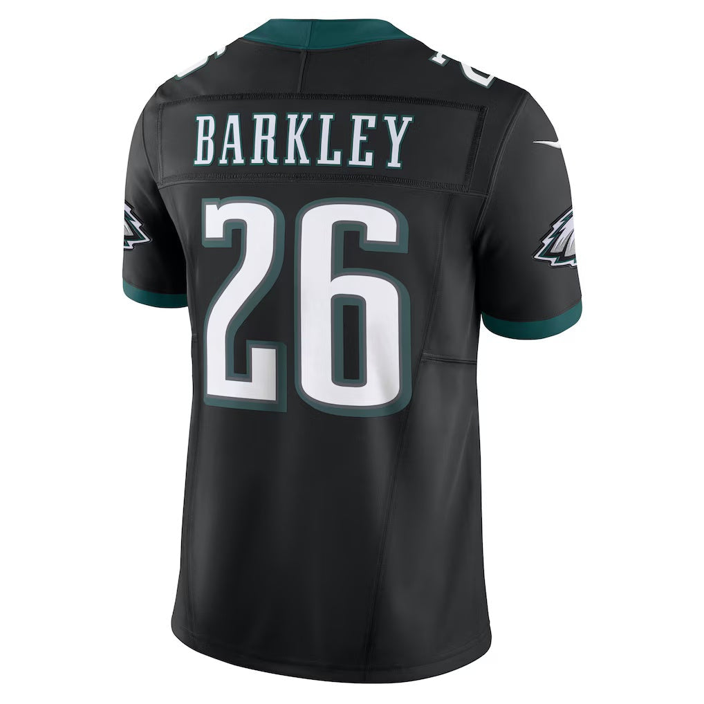P.Eagles #26 Saquon Barkley Black Vapor F.U.S.E. Limited Football Stitched jersey