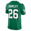 P.Eagles #26 Saquon Barkley Kelly Green Alternate Vapor F.U.S.E. Limited Football Stitched jersey