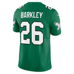 P.Eagles #26 Saquon Barkley Kelly Green Alternate Vapor F.U.S.E. Limited Football Stitched jersey