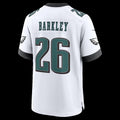 P.Eagles #26 Saquon Barkley White Game Stitched Football American Jersey
