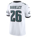 P.Eagles #26 Saquon Barkley White Vapor F.U.S.E. Limited Football Stitched jersey