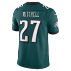 P.Eagles #27 Quinyon Mitchell Midnight Green Team Vapor F.U.S.E. Stitched Limited Football Jersey