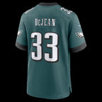 P.Eagles #33 Cooper DeJean Midnight Green Team Game Stitched Football American Jersey