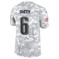 P.Eagles #6 DeVonta Smith Arctic Camo 2024 Salute to Service Limited Football Stitched jersey