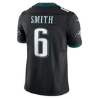P.Eagles #6 DeVonta Smith Black Alternate Vapor F.U.S.E. Limited Football Stitched jersey