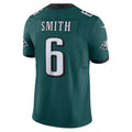 P.Eagles #6 DeVonta Smith Green Vapor F.U.S.E. Limited Football Stitched jersey