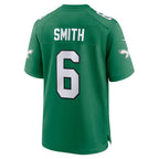 P.Eagles #6 DeVonta Smith Kelly Green Alternate Game Player Football Stitched jersey