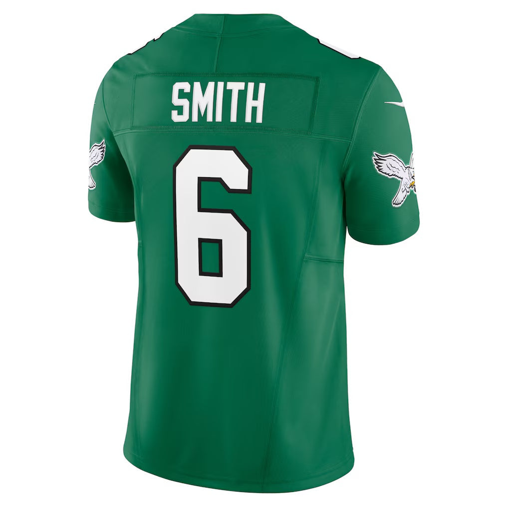 P.Eagles #6 DeVonta Smith Kelly Green Vapor F.U.S.E. Limited Football Stitched jersey