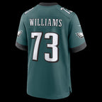 P.Eagles #73 Cameron Williams Midnight Green Team Game Jersey