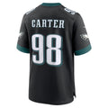 P.Eagles #98 Jalen Carter Black Alternate Game Player Football Stitched jersey