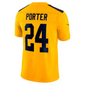 P.Steelers #24 Joey Porter Jr. Gold Alternate 1933 Throwback Vapor F.U.S.E. Limited Football Stitched jersey