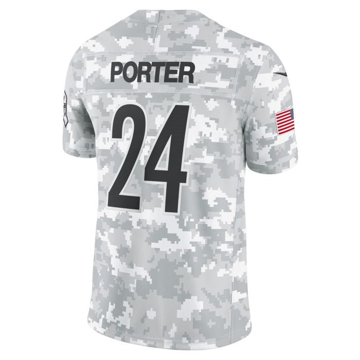 P.Steelers #24 Joey Porter Jr. Limited Salute to Service Football Stitched jersey