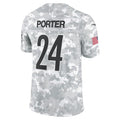 P.Steelers #24 Joey Porter Jr. Limited Salute to Service Football Stitched jersey