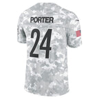 P.Steelers #24 Joey Porter Jr. Limited Salute to Service Football Stitched jersey