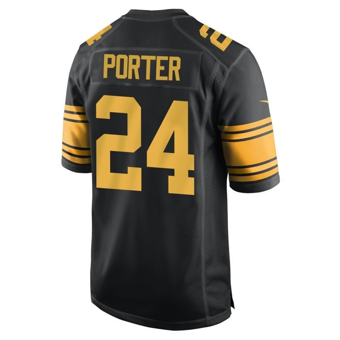 P.Steelers #24 Joey Porter Jr. Replica Color Rush Football Stitched jersey