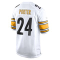 P.Steelers #24 Joey Porter Jr. White Away Game Football Stitched jersey