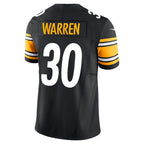 P.Steelers #30 Jaylen Warren Vapor F.U.S.E Limited Home Football Stitched jersey