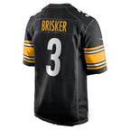 P.Steelers #3 Jaquan Brisker Black Team Game Jersey