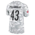 P.Steelers #43 Troy Polamalu Vapor F.U.S.E Limited Salute to Service Jersey