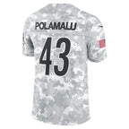 P.Steelers #43 Troy Polamalu Vapor F.U.S.E Limited Salute to Service Jersey
