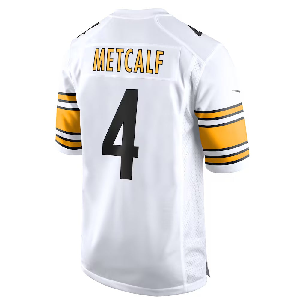 P.Steelers #4 DK Metcalf Gold Alternate 1933 Throwback Game Jersey