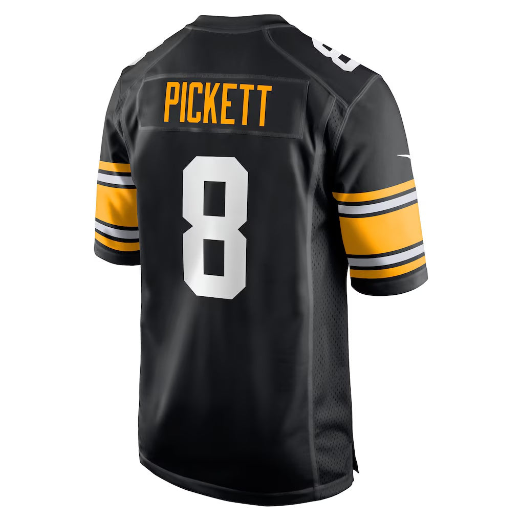 P.Steelers #8 Kenny Pickett Black Player Alternate Game Jersey