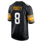 P.Steelers #8 Kenny Pickett Black Player Alternate Game Jersey