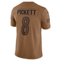 P.Steelers #8 Kenny Pickett Brown Salute To Service Limited Jersey