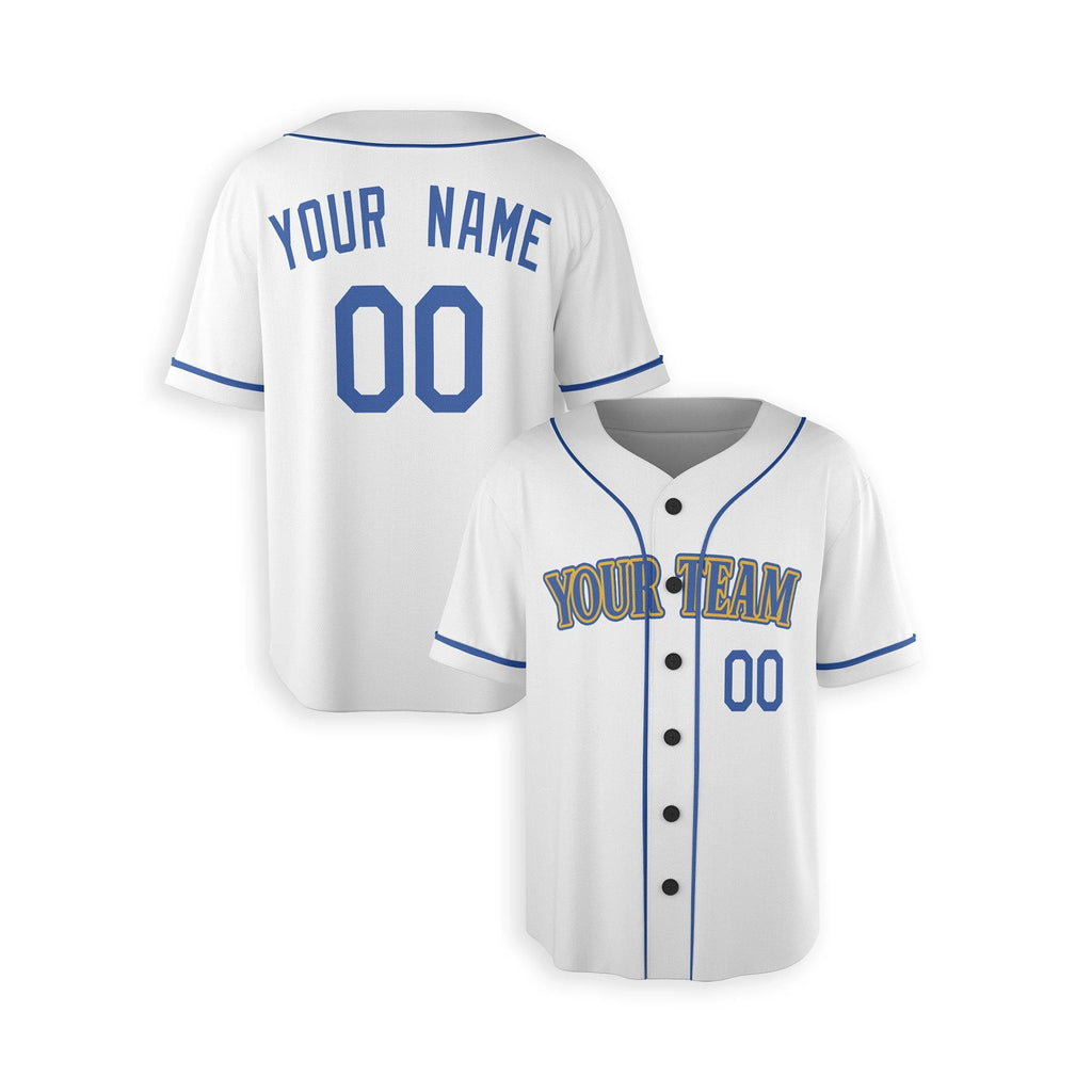 Los Angeles Dodgers Custom Stitched Baseball Jersey Personalized Name & Number Home Style Shirt