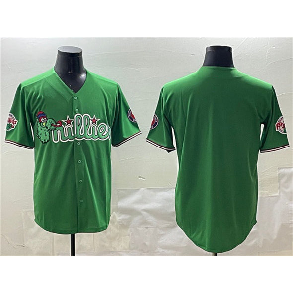 Philadelphia Phillies Blank Green Phanatic Limited Stitched Baseball Jersey