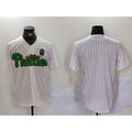 Philadelphia Phillies Blank White Green Cool Base Stitched Baseball Jersey