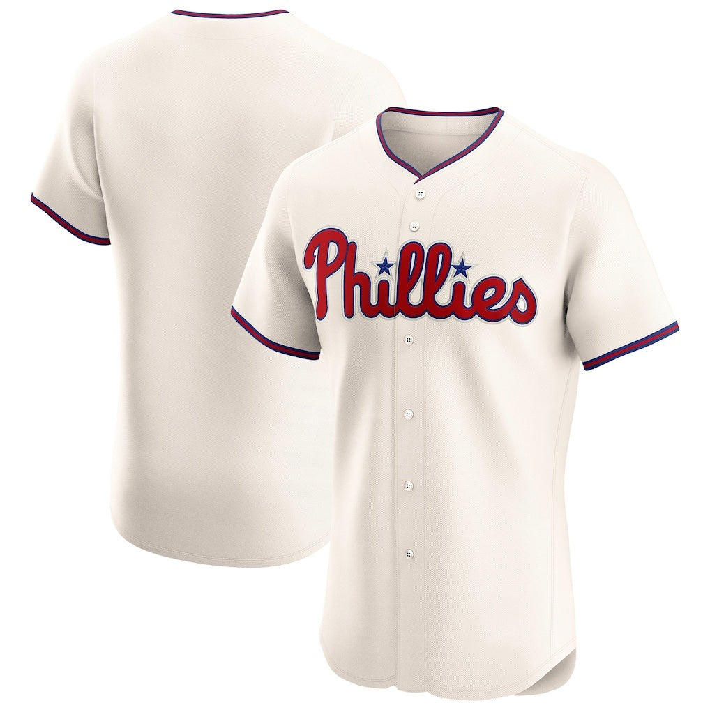 Philadelphia Phillies Cream Alternate Elite Baseball Jersey