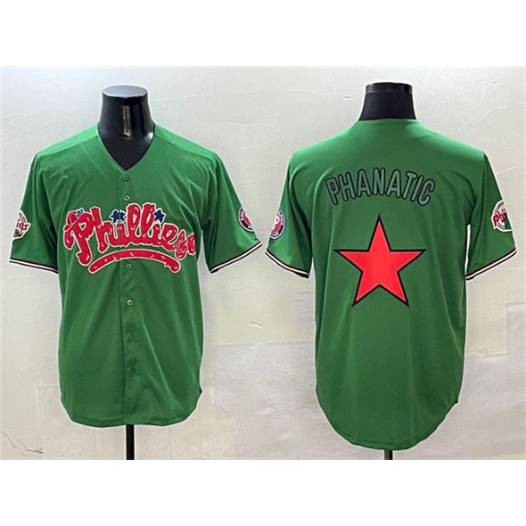 Philadelphia Phillies Green Phanatic Limited Stitched Baseball Jersey