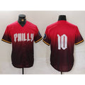Philadelphia Phillies #10 JT Realmuto Red 2024 City Connect Limited Stitched Baseball Jersey