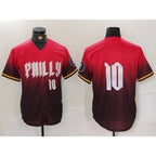 Philadelphia Phillies #10 JT Realmuto Red 2024 City Connect Limited Stitched Baseball Jersey
